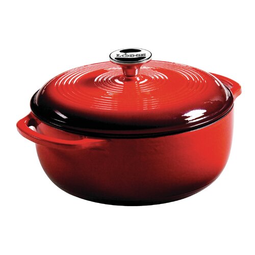 Lodge Enameled Cast Iron Dutch Oven & Reviews | Wayfair